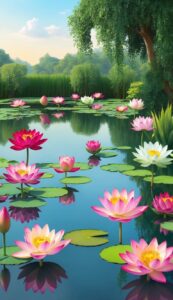 Pink Lotus Flower background 8