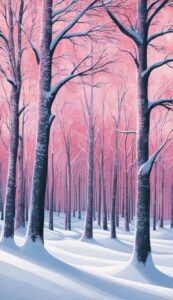 Pink Winter background 4