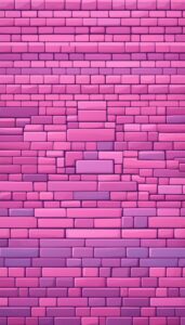 Pink brick wall background 2