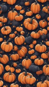 Red Halloween Pumpkins background 1