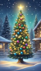 Small Christmas Tree background 1