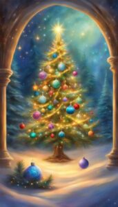 Small Christmas Tree background 2