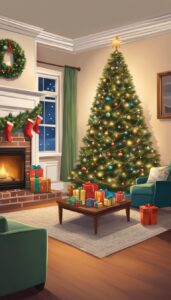 Traditional Christmas Tree background 1