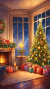 Traditional Christmas Tree background 2