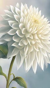 White Dahlia Flower background 2