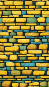 Yellow brick wall background 1