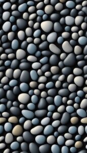 black pebbles background wallpaper texture pattern 1