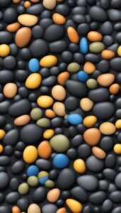 black pebbles background wallpaper texture pattern 2