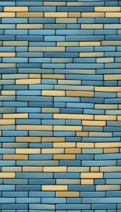 blue brick background 3