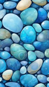 blue pebbles background wallpaper texture pattern 1