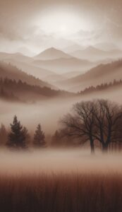 brown foggy background wallpaper illustration 1