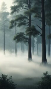 dark foggy background wallpaper illustration 1