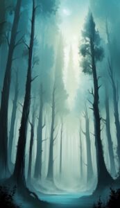 dark foggy background wallpaper illustration 4