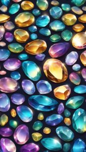 glass crystal pebbles background wallpaper texture pattern 1