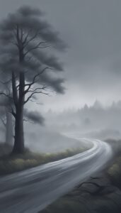 grey foggy background wallpaper illustration 2