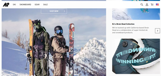 k2 skis website