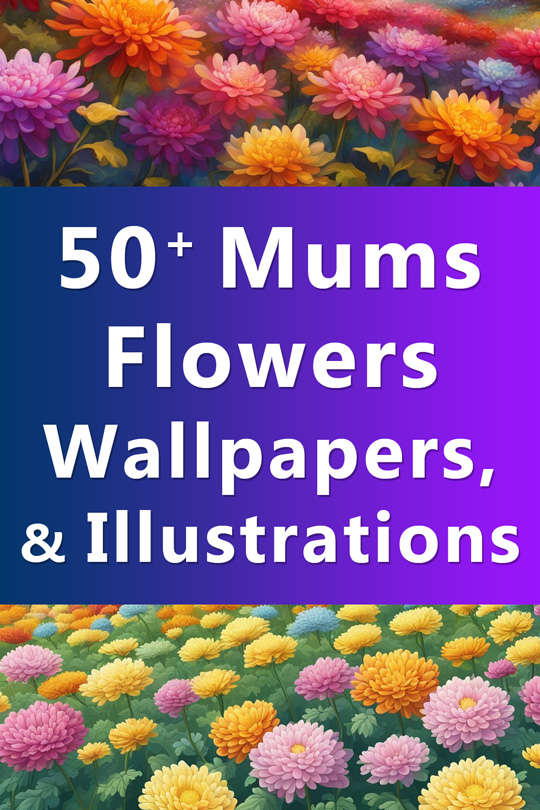 mums flowers chrysanthemum backgrounds wallpapers illustrations inspiration