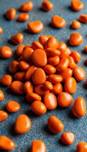 orange pebbles background wallpaper 1