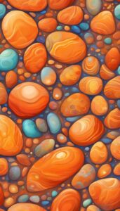 orange pebbles background wallpaper texture pattern 3