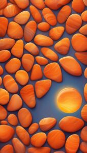 orange pebbles background wallpaper texture pattern 4