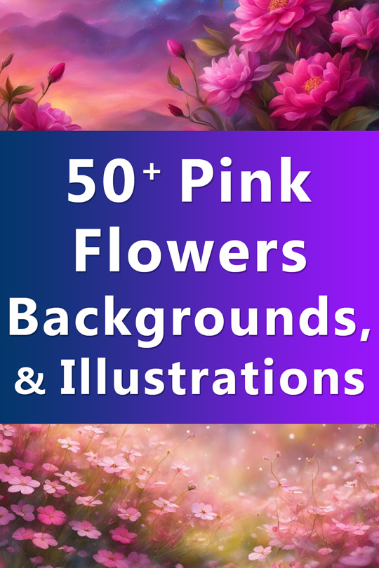 pink flowers backgrounds wallpapers illustrations