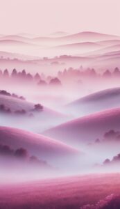 pink foggy background wallpaper illustration 2