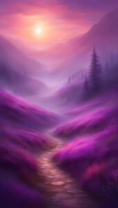 purple foggy background wallpaper illustration 3