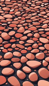 red pebbles background wallpaper texture pattern 2