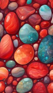 red pebbles background wallpaper texture pattern 6