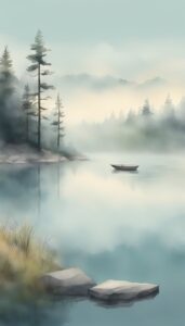 watercolor foggy background wallpaper illustration 2