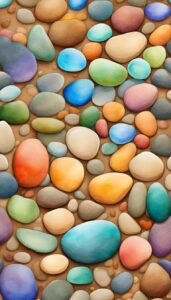 watercolor pebbles background wallpaper texture pattern 3