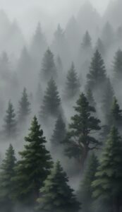 white foggy background wallpaper illustration 2