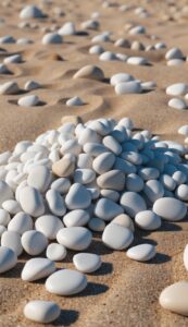 white pebbles background wallpaper 1