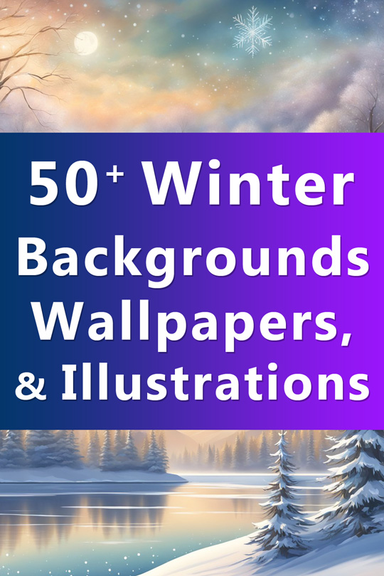 winter backgrounds phone wallpapers illustrations