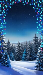 Blue Christmas Abstract background 5