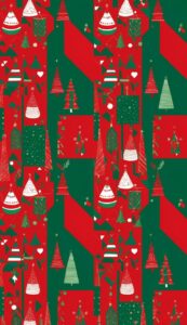 Red Christmas Abstract background 4