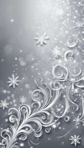 Silver Christmas Abstract background 1