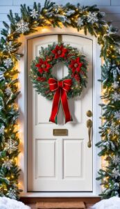 Simple Christmas Door Wreath idea illustration 3