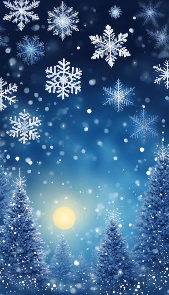 blue christmas phone wallpapers backgrounds illustrations