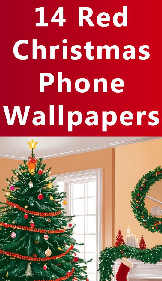 red christmas phone wallpapers