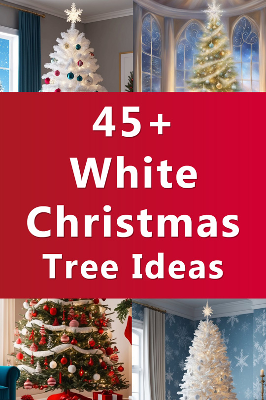 white christmas tree ideas decorations backgrounds wallpapers