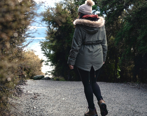 woman wearing winter jacket 2