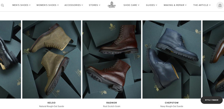 Crockett and Jones boots website