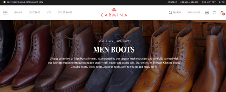 carmina boots website