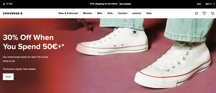 converse website