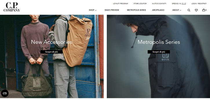 cp company website