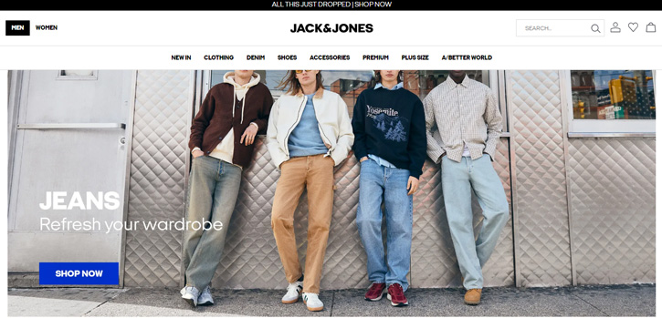 jack and jones website