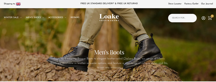 loake boots website