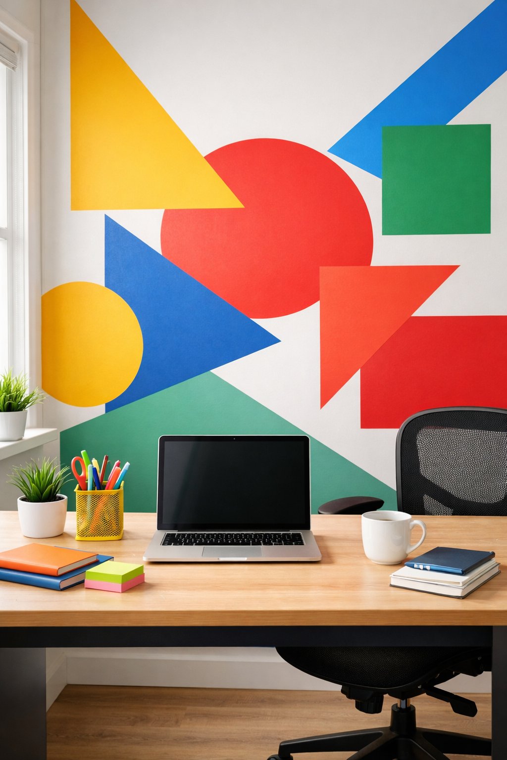 Colorful Office Decor Idea 1