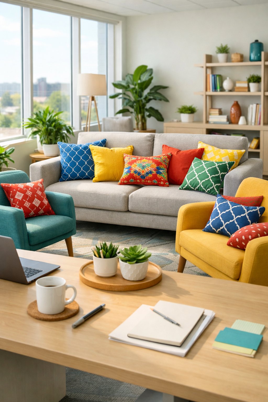 Colorful Office Decor Idea 10